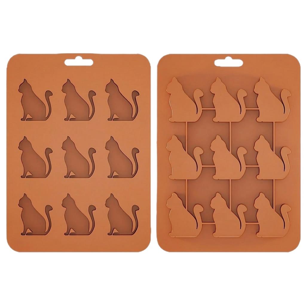 Animals Ice- Mold - Ocean Animals Turtle,Dolphins,Penguins,Silicone Mold For Baking Muffin Cake, Chocolate,Candy, Soap