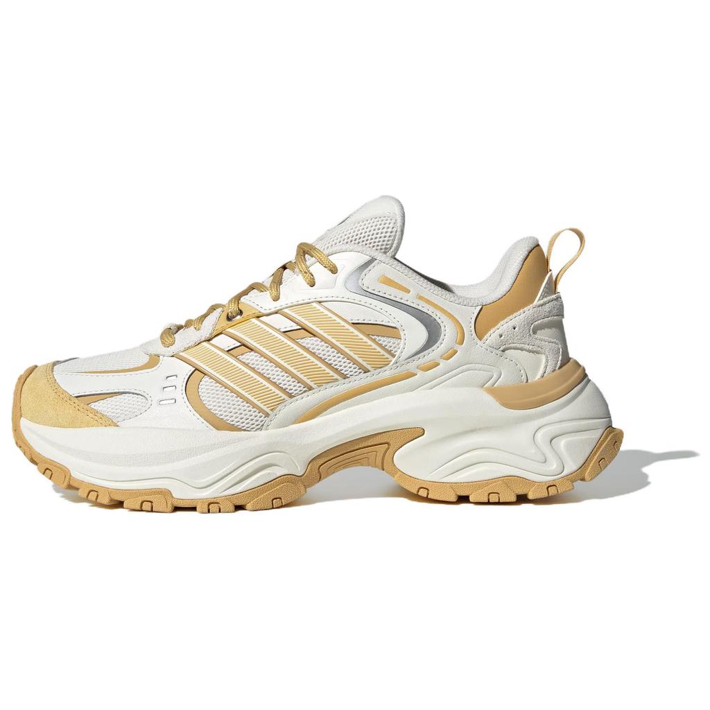 Adidas Shadow Fever Fashion Slip Resistant Durable Low Top Dad Shoes Unisex Sneakers White Yellow JQ7623
