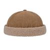 Brimless Trawler Worker Hat Outdoor Wear Docker Cap Skull Cap Unisex Casual Harbour Hat for Everyday Wear