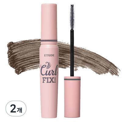 Curl Fix Mascara 7.5g, 03 graubraun, 2 Stk.