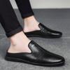 Men's Leather Slippers Sandals Loafers