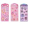 Sanrio Cartoon 3D Shake Water Stickers Black Beautiful Melody Home Stickers Decoration Laptop Stickers Phone Cases Toys