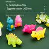 Infant Water Play Silicone Dinosaur Bath Toy Set
