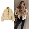 Women's Jacket Double Faced Hairy Coat Woman Faux Suede Plush Jacket Women Outerwears Loose Warm Winter Woman Coat