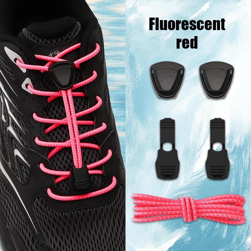 Elastische No-Tie Schnellverschluss-Schnürsenkel Automatisch für Wandern Laufen Sneaker - Ersatzzubehör für Outdoor-Schuhe