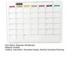 Tablero Planificador Mensual Magnético Imán para Nevera Tablero de Planificación de Horario Mensual Borrable en Seco Decoración de Pizarra Blanca para Nevera