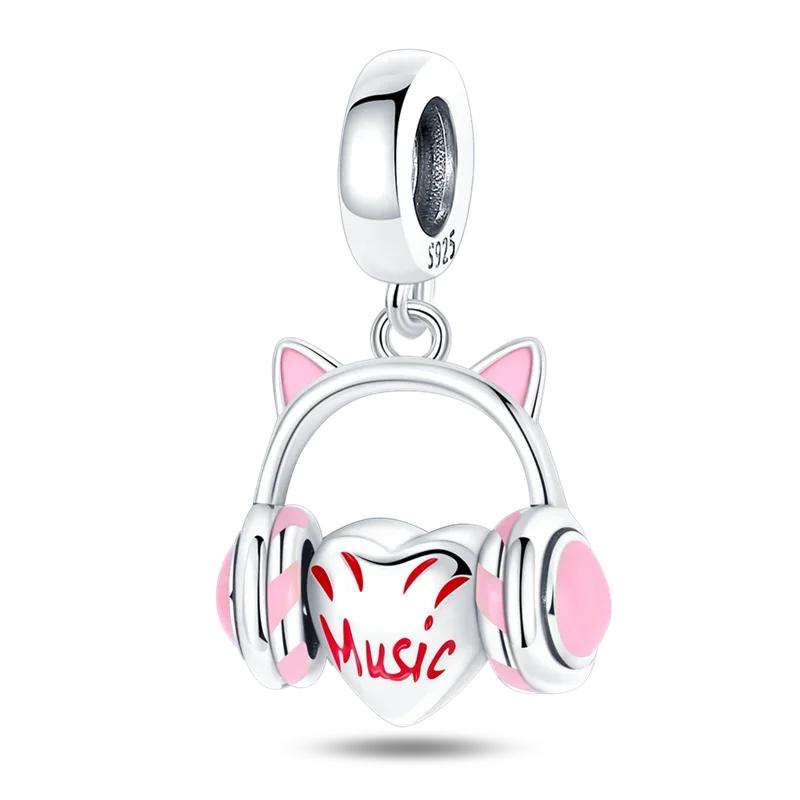 Copper Gamepad Controller Play Games Console Charms Fit Original Beads Bracelet For Women Jewelry Gift Making