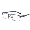 Full Frame Sun Photochromic Square Prescription Eyeglasses Men Women Vintage Metal Nearsighted Glasses  0 -0.5 -0.75 To -4.0