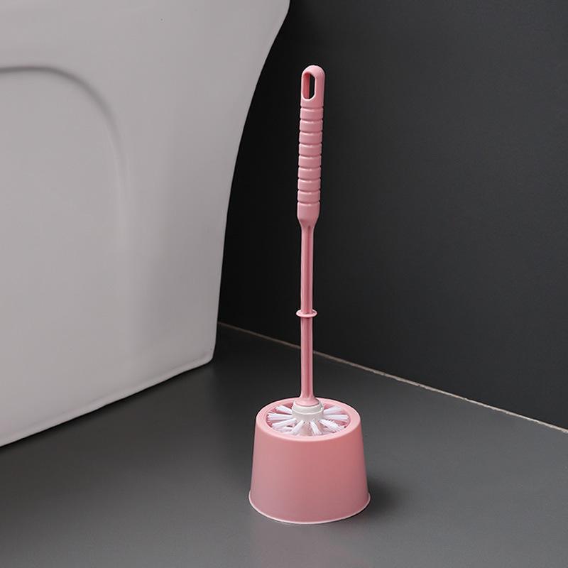 Long-Handled Soft Bristle Toilet Brush Set for Efficient Cleaning