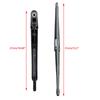 Artudatech Rear Window Windshield Wiper Arm Blade Set For Renault Clio II 1998-2012