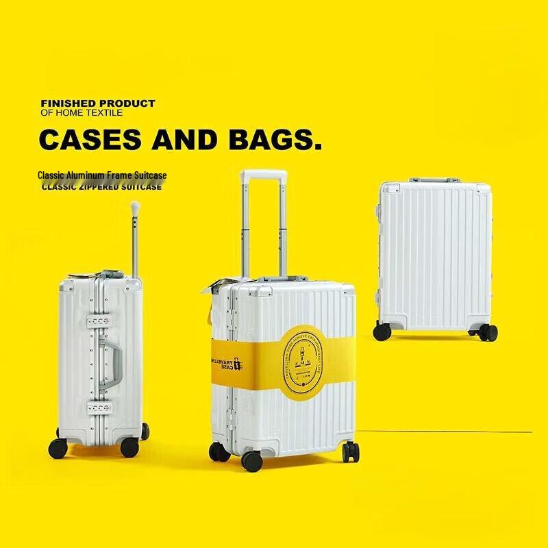 ZMN ZRA-2090 Classic Aluminum Frame Suitcase 20 inches