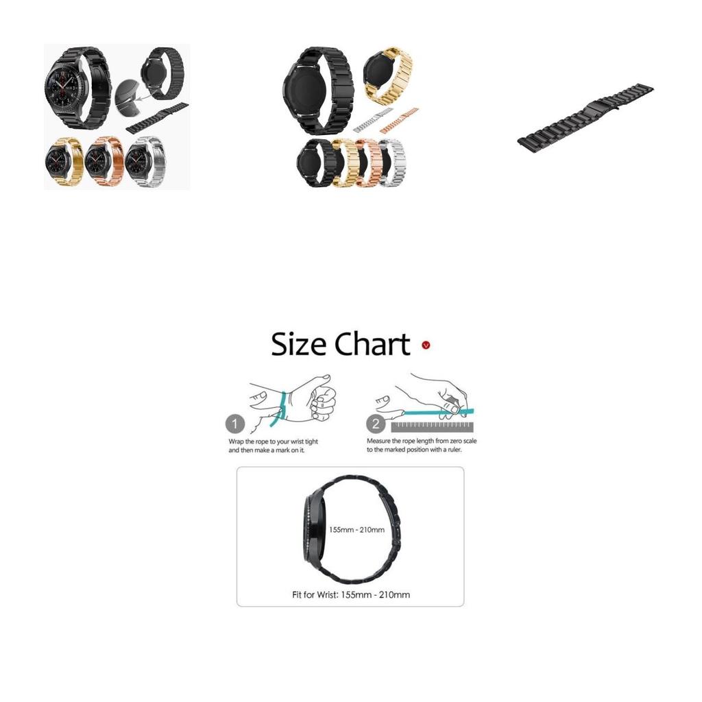 Elegant And Durable Stainless Steel Strap For Samsung Galaxy Gear S3 Frontier And Classic