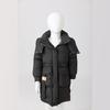 2024 Women's European & American Knee-Length Hooded Down Coat - Thick, Stylish, & Warm