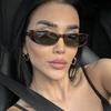 Retro Oval Frame Sunglasses Women Brand Designer Vintage Sun Glasses Female Personality Trendy Shades Glasses Oculos De Sol
