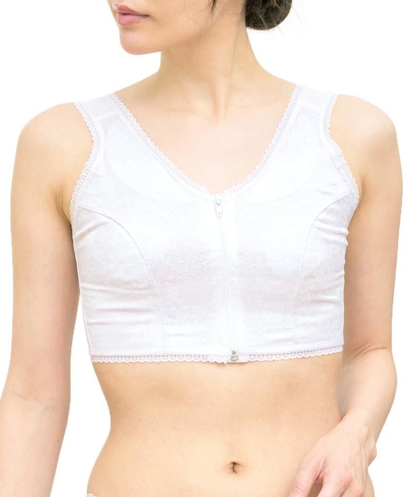 SOUBIEN Japanese Style Kimono Dressing Made In Size Zipper Bra, Shapewear, White, Underwear, Accessory, Japan, L, A, (uw0185k)