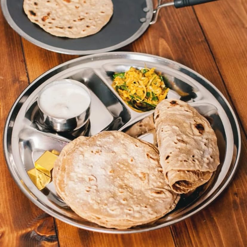 A Special Indian Steel Frying Pan for Baking Delicious Chapatis