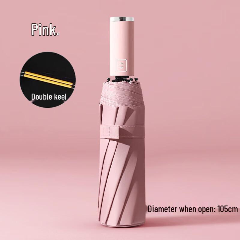 Hongye Automatic LED Flashlight Sun & Rain Umbrella