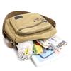 Solid Color Outdoor Travel Bag Men's Shoulder Bag Waterproof Wear-Resistant Large Capacity Crossbody Bag