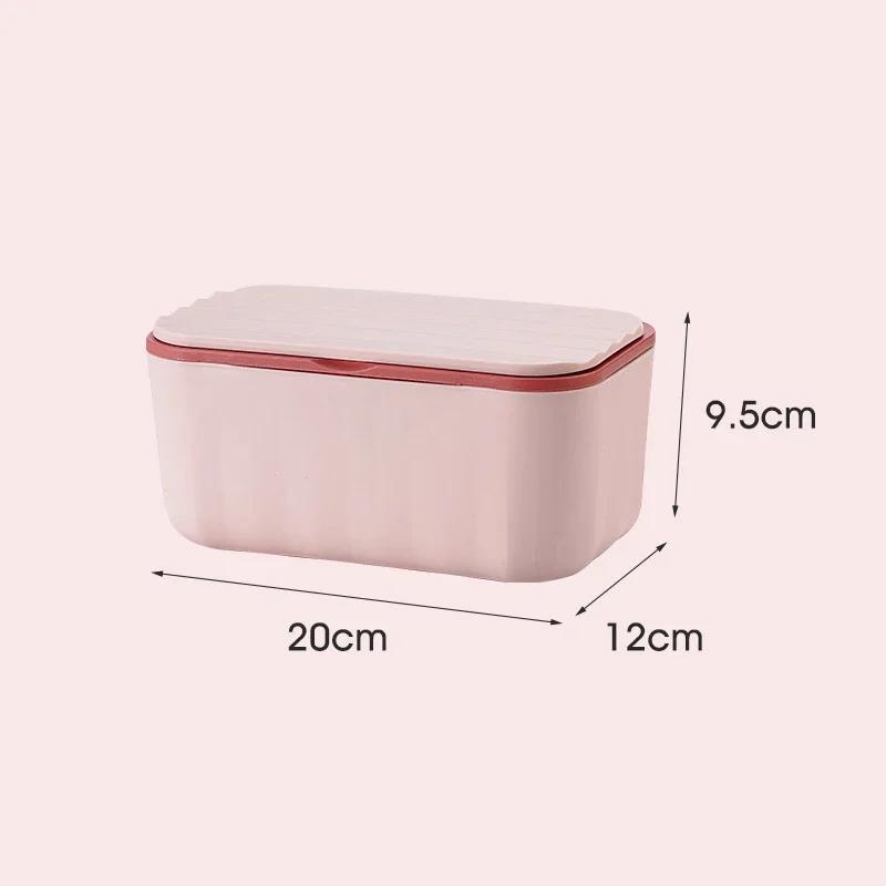 

Домашняя кухня Диспенсер для бумажных салфеток Органайзер для хранения бумажных салфеток с крышкой Квадратный чехол для влажных салфеток Салфетки Контейнер для туалетной бумаги розовый