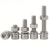 270-piece stainless steel hex bolt, nut, and washer set, M3, M4, and M5, available in lengths of 16mm, 20mm, and 25mm.