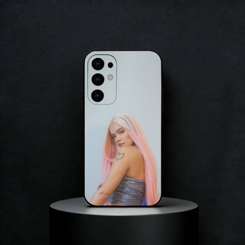 K-Karol G Amargura Phone Case For Samsung S25,S24,S23,S22,S21,S20,Plus,Fe,Lite,Others Black Cover