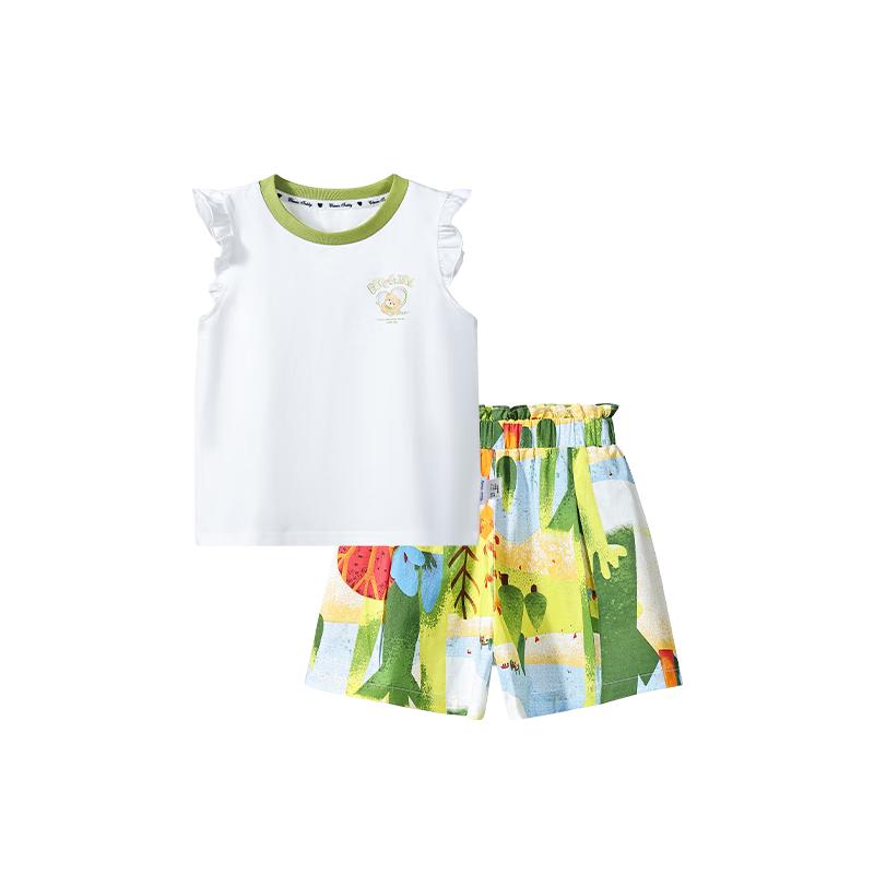 Classic Teddy Girls  Summer T-Shirt & Pants Set 140