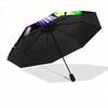 1pc Cat Fantasy Automatic Open/close Umbrella, 8-Rib sturdy structure, Portable Travel Umbrella, Parties, Everyday Use, 11160
