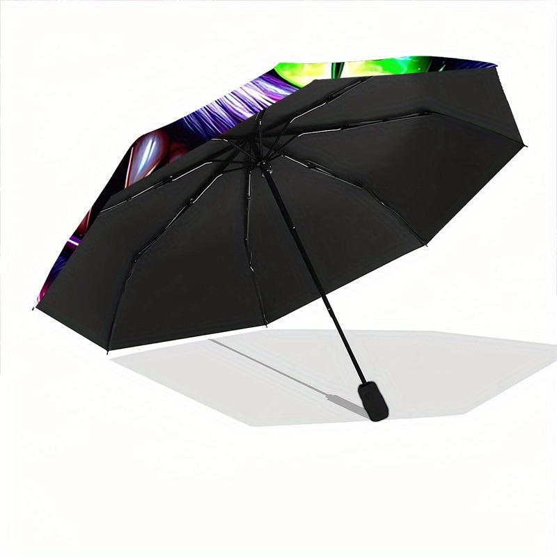 1pc Cat Fantasy Automatic Open/close Umbrella, 8-Rib sturdy structure, Portable Travel Umbrella, Parties, Everyday Use, 11160