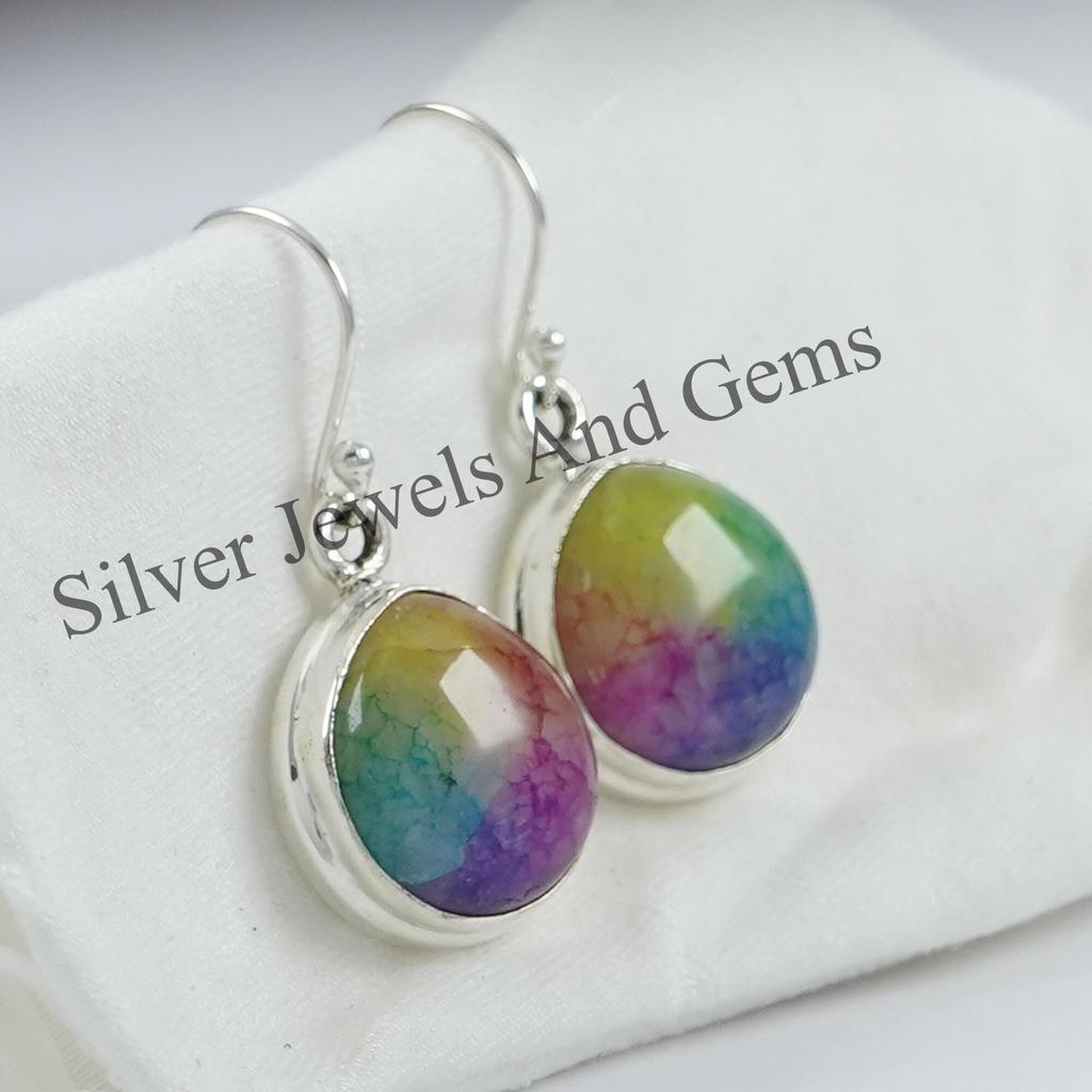 Solar Quartz Earrings, Handmade Earrings, 925 Sterling Silver, Birthday Gift, Pear Shape Quartz Earrings, Gift For Her, Gemstone Earrings