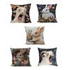 Charm Animal Designs Pillow Cover 45Cm Machine Washable For Couch Chair