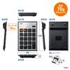 Sanwa Direct Wireless Numeric Keypad, Thin, Compact, Pantograph, Battery-Powered, 400-NT002