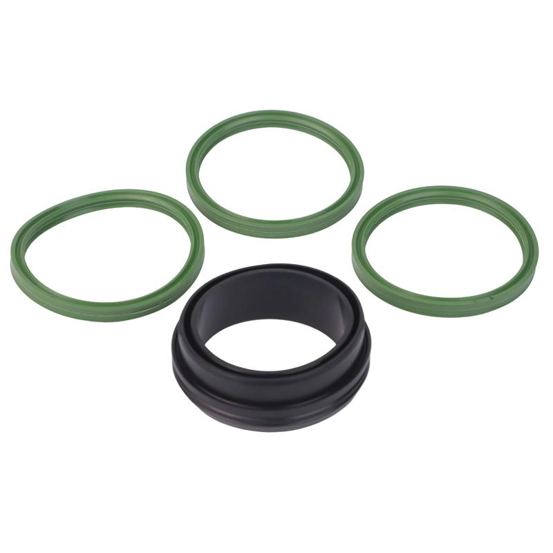 4pcs Tube O-ring Sealing For Turbo Collector Intercooler Seal Kit Replacement 11617801222 For Bmw 3 5 7 Car Accessories