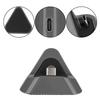 Portable Triangular Type C Charging Base Metal Bottom Charger for Switch  Lite Host(Gray )