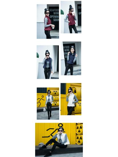 2025 Women's Lightweight Sleeveless Vest - Warm Short Down Jacket for Autumn/Winter.