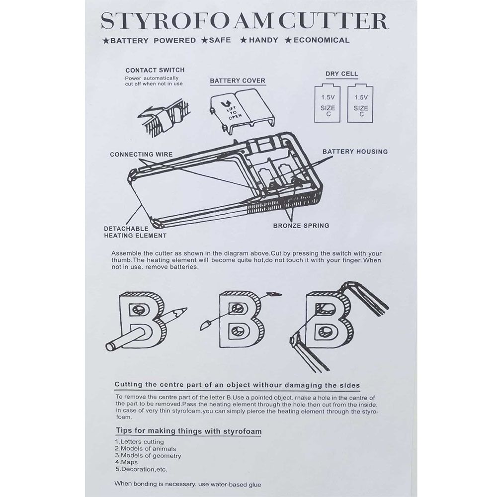 Portable DIY Foam Cutter Battery Powered Model Making Tool Pearl Sponge Cutter Electric Heating Wire Cutter