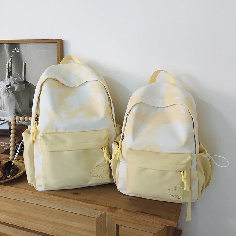 Tie-Dye-Druck Studenten-Schultasche Große Kapazität Damen-Rucksack