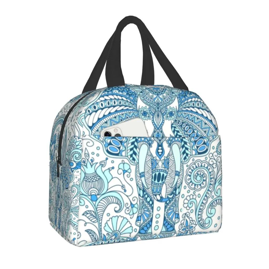 Custom Cute Penguins Lunch Bag Men Women Cooler Thermal Insulated Lunch Boxes for Adult Office