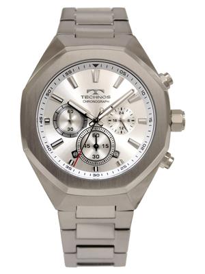 [Technos] Chronograph Uhr T6C20SS Herren Silber