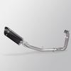 Titanium Alloy Exhaust Pipe Set for Chunfeng 450SR Motorcycle, Non-Destructive Install