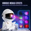 LED Astronaut Starry Sky Projector Remote Control Night Light 360 Rotating Nebula Projector Lamp Bedroom Decoration Kids Gift