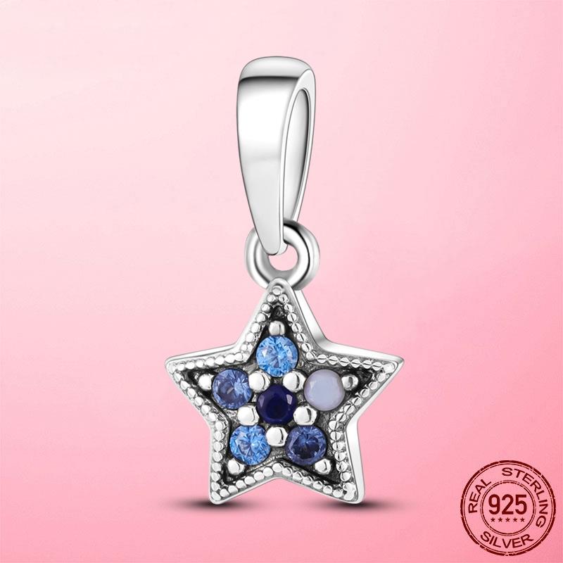 copper Moon Sun Star Shape Galaxy Dangle Charm Bead Charms Bead Charms fit for Women Authentic Accessories Bracelets Do It Yourself Jewellery