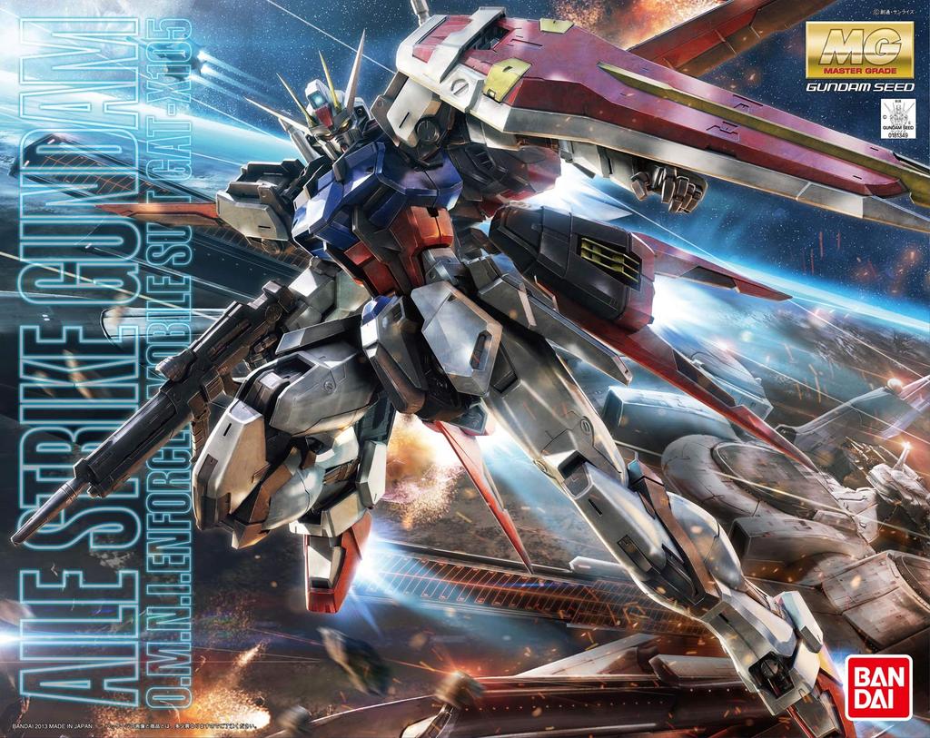 Gundam MG Mobile Suit Gundam SEED Aile Strike Gundam Scale Plastic Model Kit Ver.RM 1/100 Pre-colored