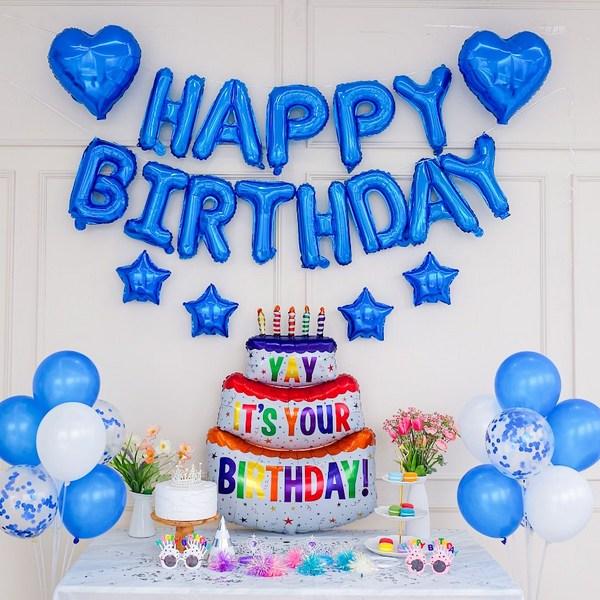 

Yeonji Market, воздушный шар на день рождения, набор принадлежностей для дня рождения, набор для торта со свечами, корейские популярные игрушки