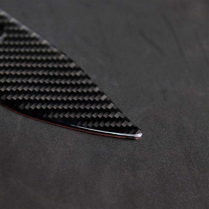 Carbon Fiber Interior Dashboard Center Console Panel Cover Molding Trim For Ford Mustang 2015 2016 2017 2018