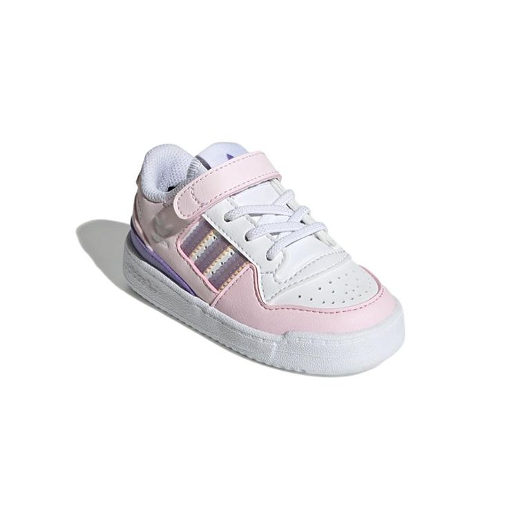 Adidas Originals Forum Low El Casual Low Top Walking Shoes Baby Shoes Pink White GY8200