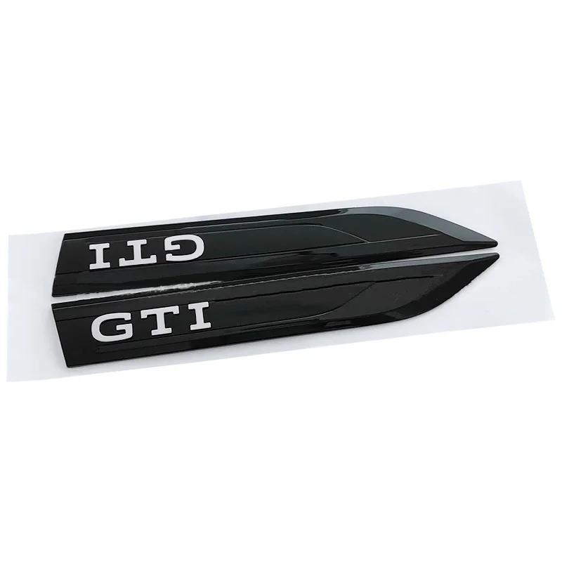 Hot 2pcs Rline R GTI GLI Emblem Car Fender Side Wing Auto Sticker Accessories For Volkswagen VW Golf MK8 Polo Passat Magotan Tig