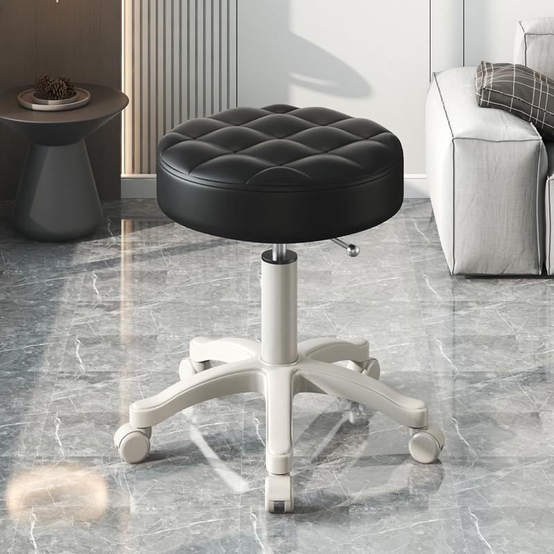 Height-Adjustable Rotating Salon Chair for Beauty, Barber, or Nail Art