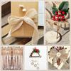 Handmade Burlap Jute Ribbon for DIY Bows and Hair Accessories