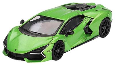 MINI GT Scale Lamborghini Revuelto Verde Servance Finished Model 1/64 (Left-Hand Drive) MGT00836-BL