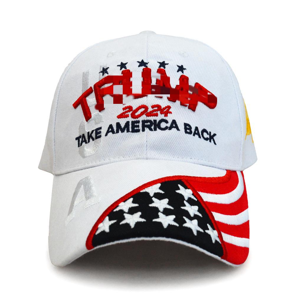 US 2024 Election Embroidered Baseball Cap for Men & Women - Hot Sale Sun Hat